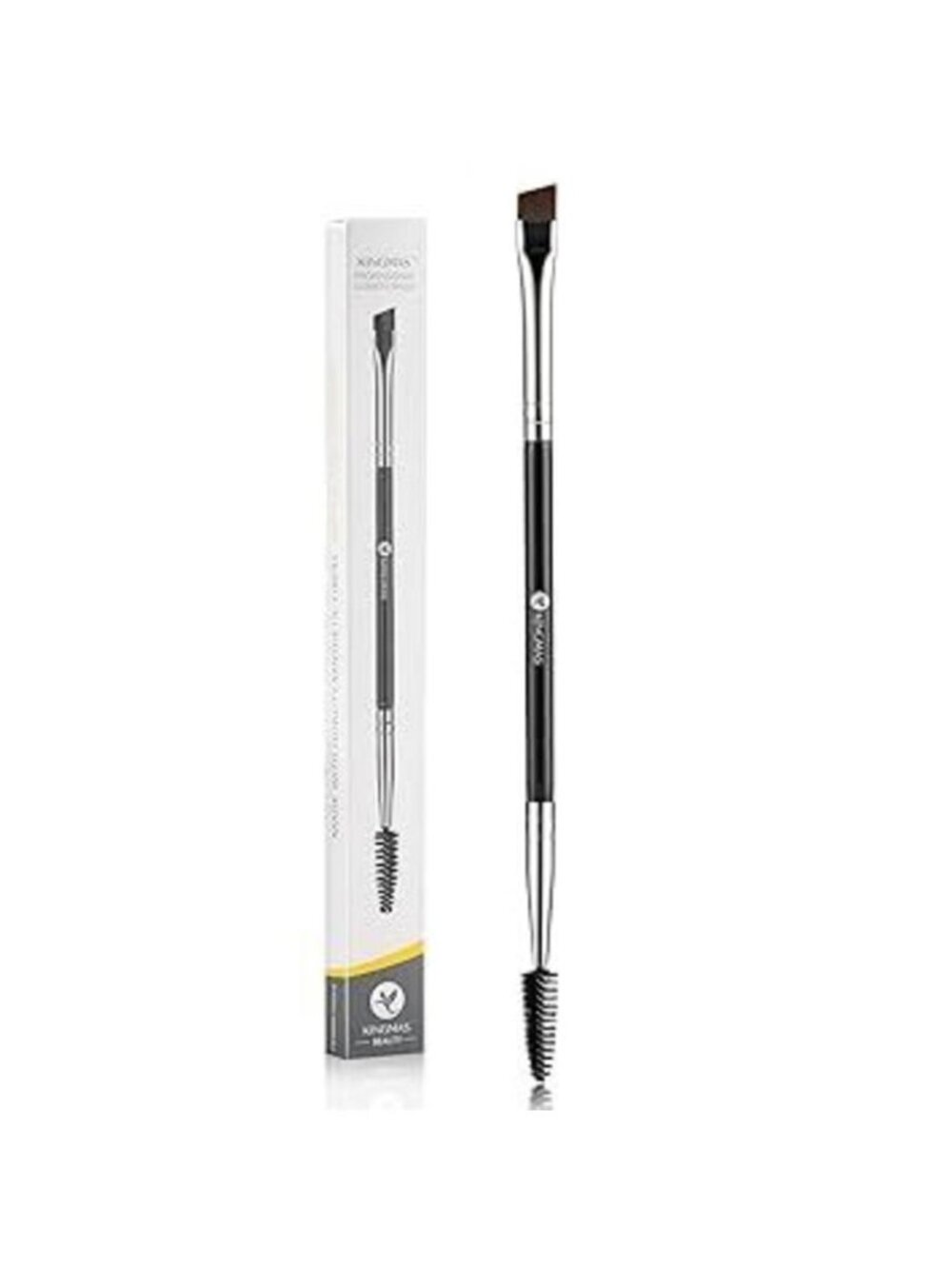Eyebrow Brush Spoolie Professional Duo Angled Eye Brow Brush For Lining And